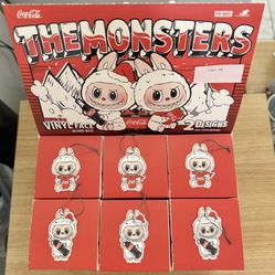 LABUBU x COCA-COLA The Monsters Series Vinyl Face Plush  -  Special Edition POP MART 2 Designs (COKE) 