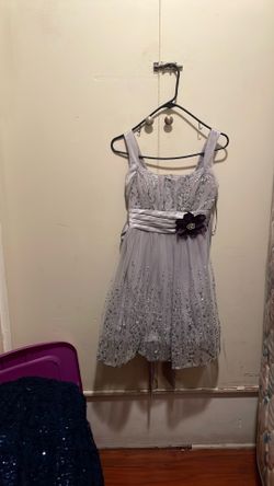 Gray Sparkly Dress