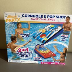 Two In One Corn-holed/ Pop Shot Challenge