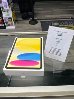 Apple iPad 11th Gen 128GB Sealed WiFi Only Yellow C0625-0701