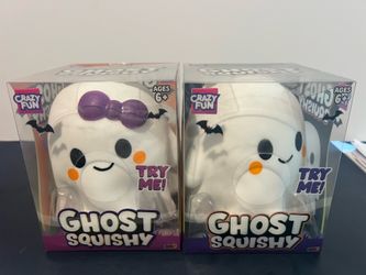 Crazy Fun Ghost Squishy Cute Halloween Girl & Boy (Both)