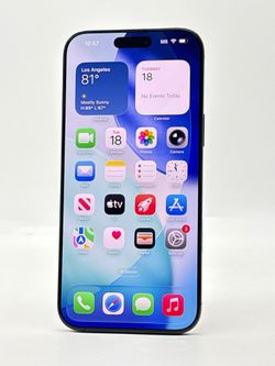 Unlocked Apple iPhone 16 Pro Max A3084 256GB Black Titanium 97% BH 269 Cycle