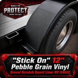 "Stick On" 12" Pebble Grain Vinyl Gravel Scratch Guard Liner RV