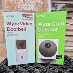 Wyze Wired Doorbell And Outdoor Wireless Camera 