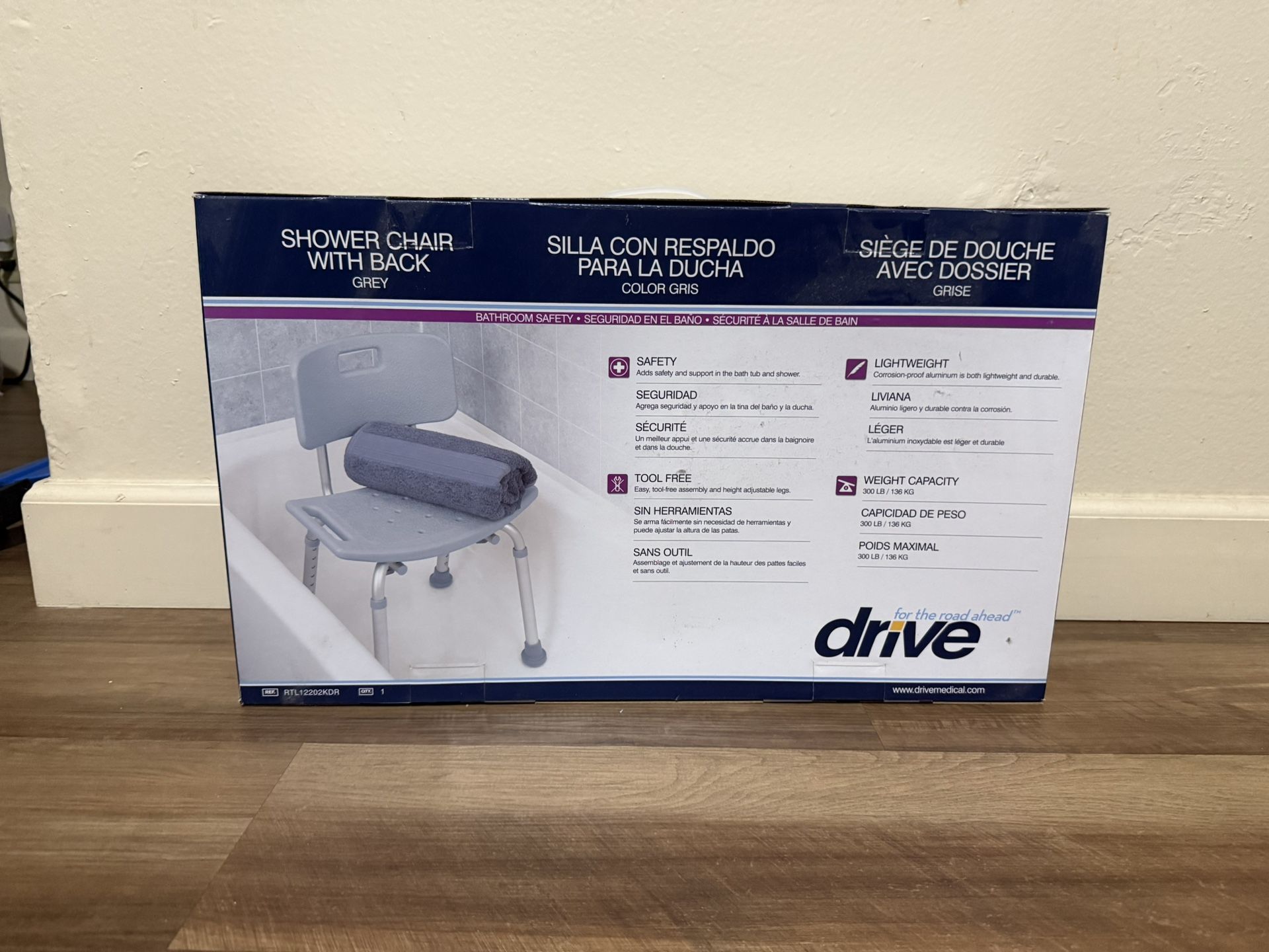 Shower Chair With Back