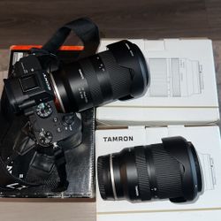 SONY A7III, W/ 2 LENS 