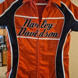 Women’s Retro Harley Davidson  Garage Shirt