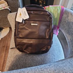 POLO VIDENG LEATHER BACKPACK (NEW)