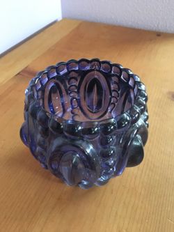 Purple Candle Holder