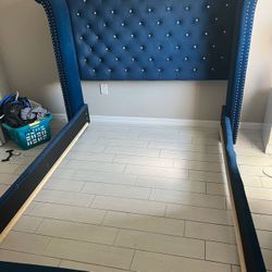 Bed And Night Table. With Dining Table 