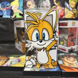 Funko Pop Tails Flocked With Custom Art Insert #641