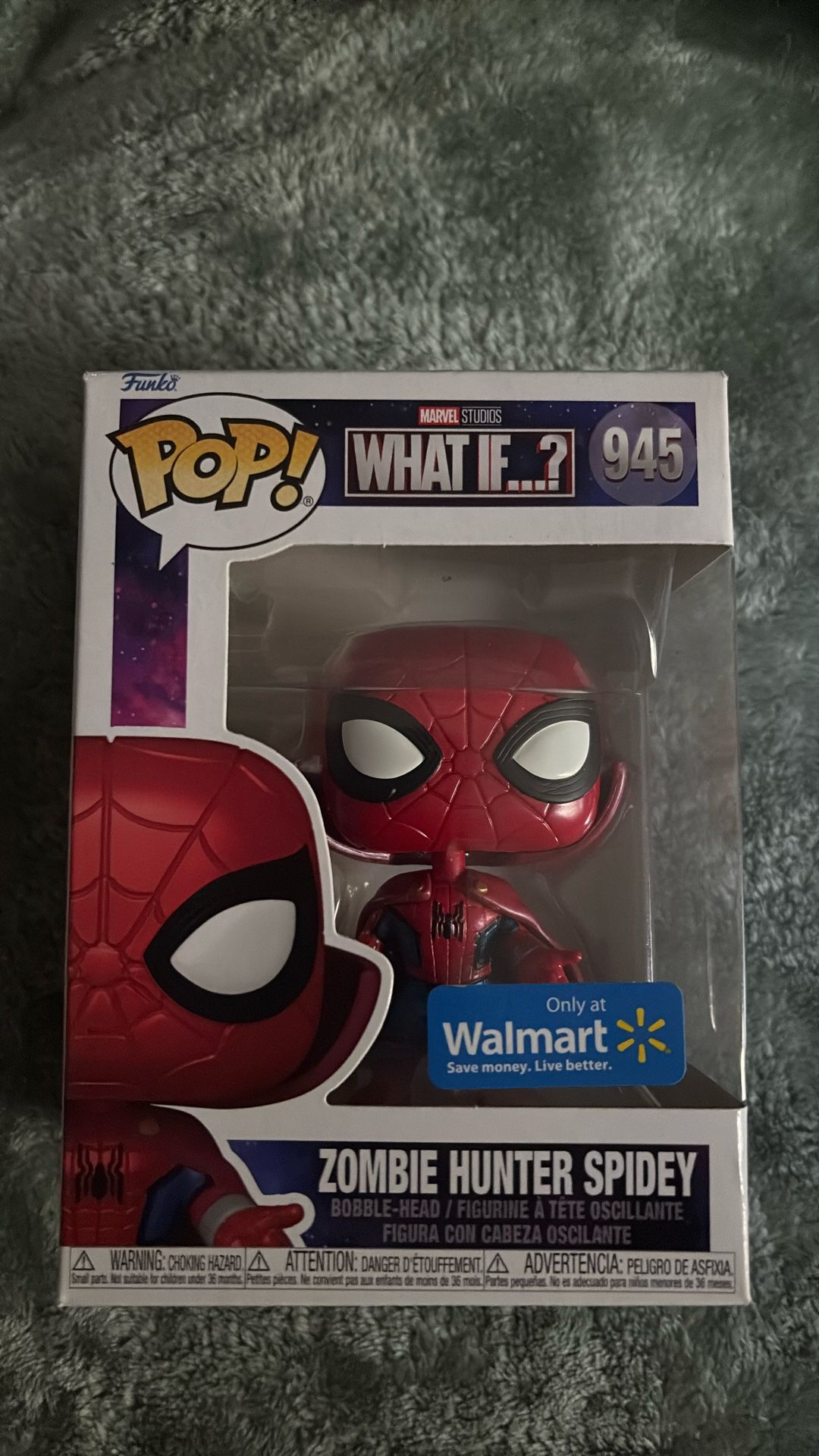 Funko Pop  Zombie Hunter Spidey