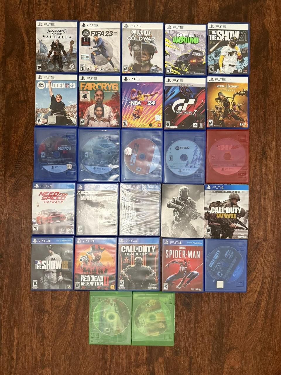 Ps5 and Ps4 Lot games