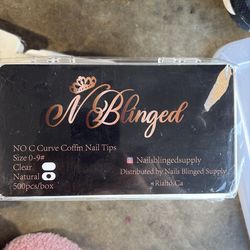 Nail blinged nail tips