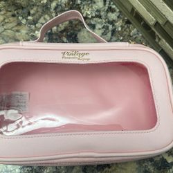 Pink Skincare/Makeup Bag