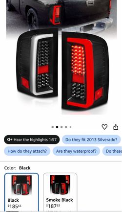 07-13 Silverado taillights