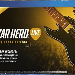 Guitar Hero Live Supreme Party Edition / Complete With Disc - PS4/PS5