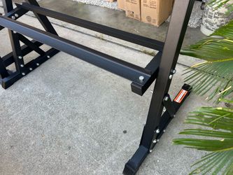 New dumbbell rack, cap capacity 600 pounds
