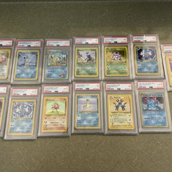 Vintage Pokémon Card Slabs PSA!