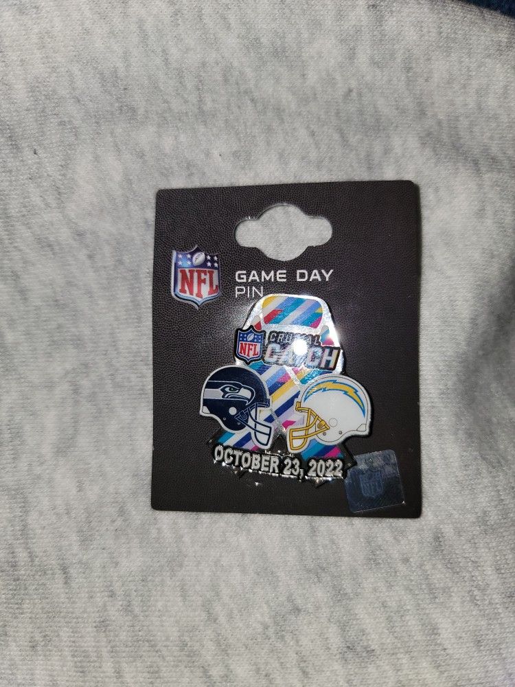 Chargers VS Seattle Game Day Pin