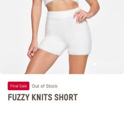 SKIMS SOLD OUT FUZZY SHORT