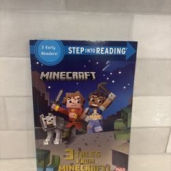 Step into Reading) book, which brings together five Level 3 Minecraft adventures into one volume.