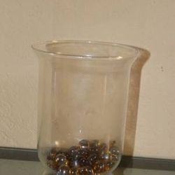 Vintage Hurricane Glass Candle Holder