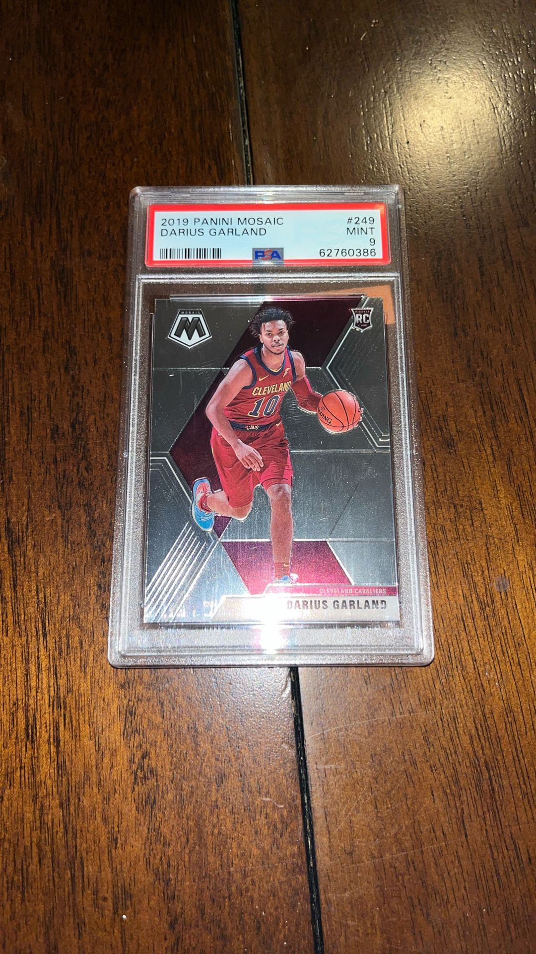 Darius Garland Panini Mosaic Base PSA 9