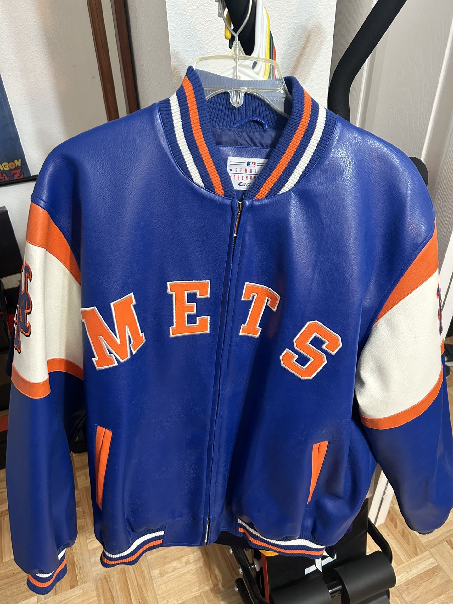 Mets Leather Varsity Jacket