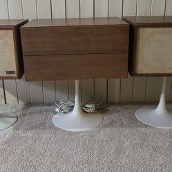 Vintage KLH Model Twenty Plus Tulip Stands