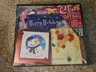 Christmas 72 Piece Holiday Gift Bag Ensemble