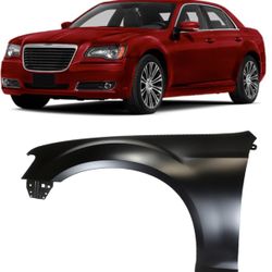 New Left Fender for Chrysler 300 fits 2011 to 2022 Primed Ready to Paint