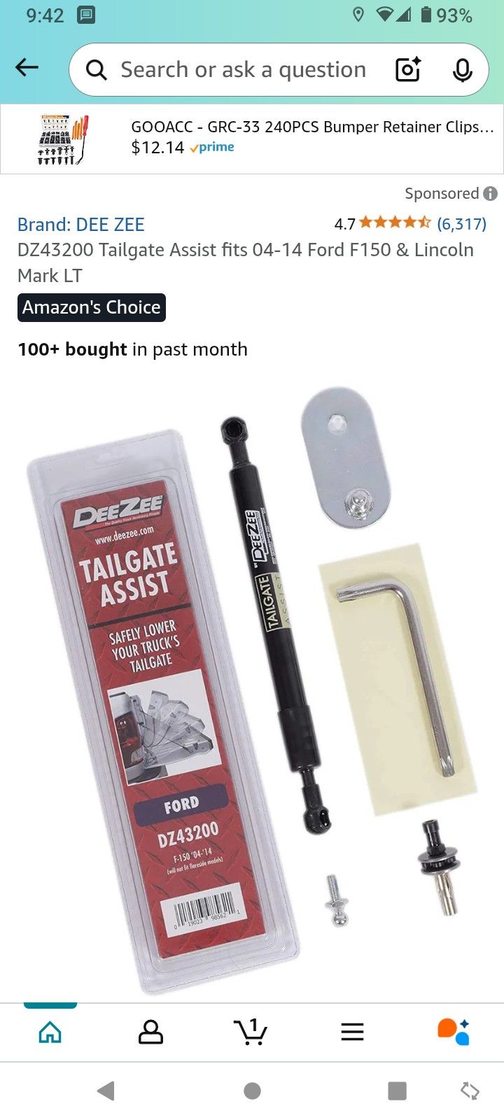 Tailgate Assist Truck For F150 Pickup