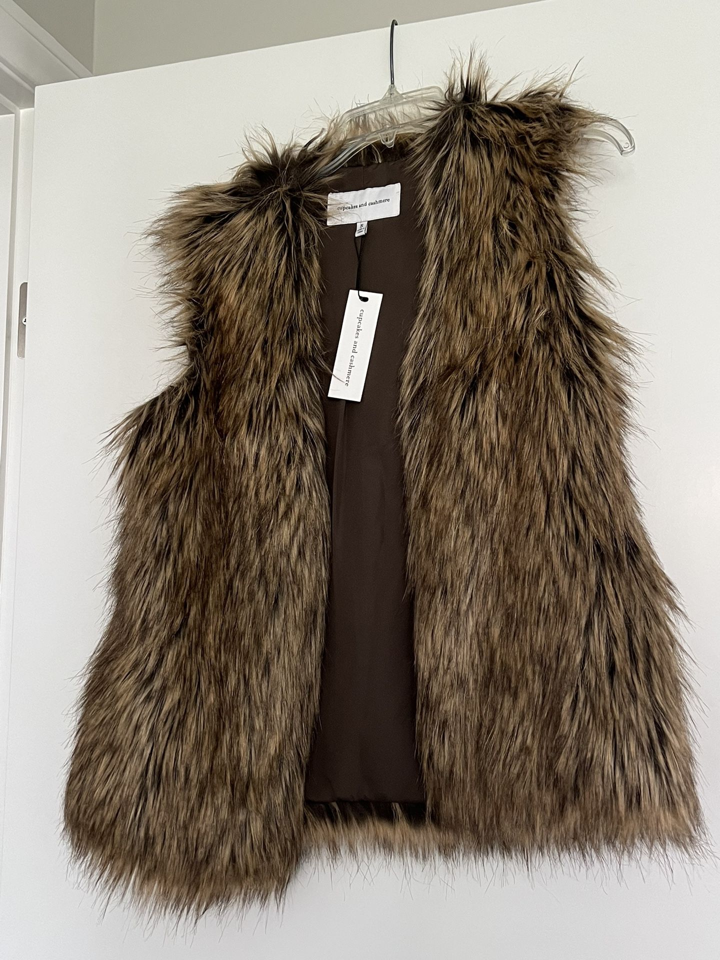 Cupcakes And Cashmere Faux Fur Vest