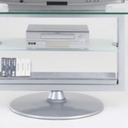 Modern Classic Retro Style AMALFI Swivel Computer / Media System

