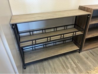 Console table / entry table / side table - rustic industrial style