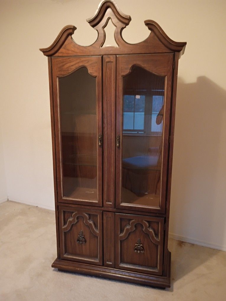Vintage China Cabinet Hutch