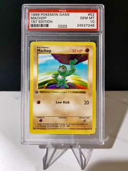 Machop 1st Edition #52 PSA 10