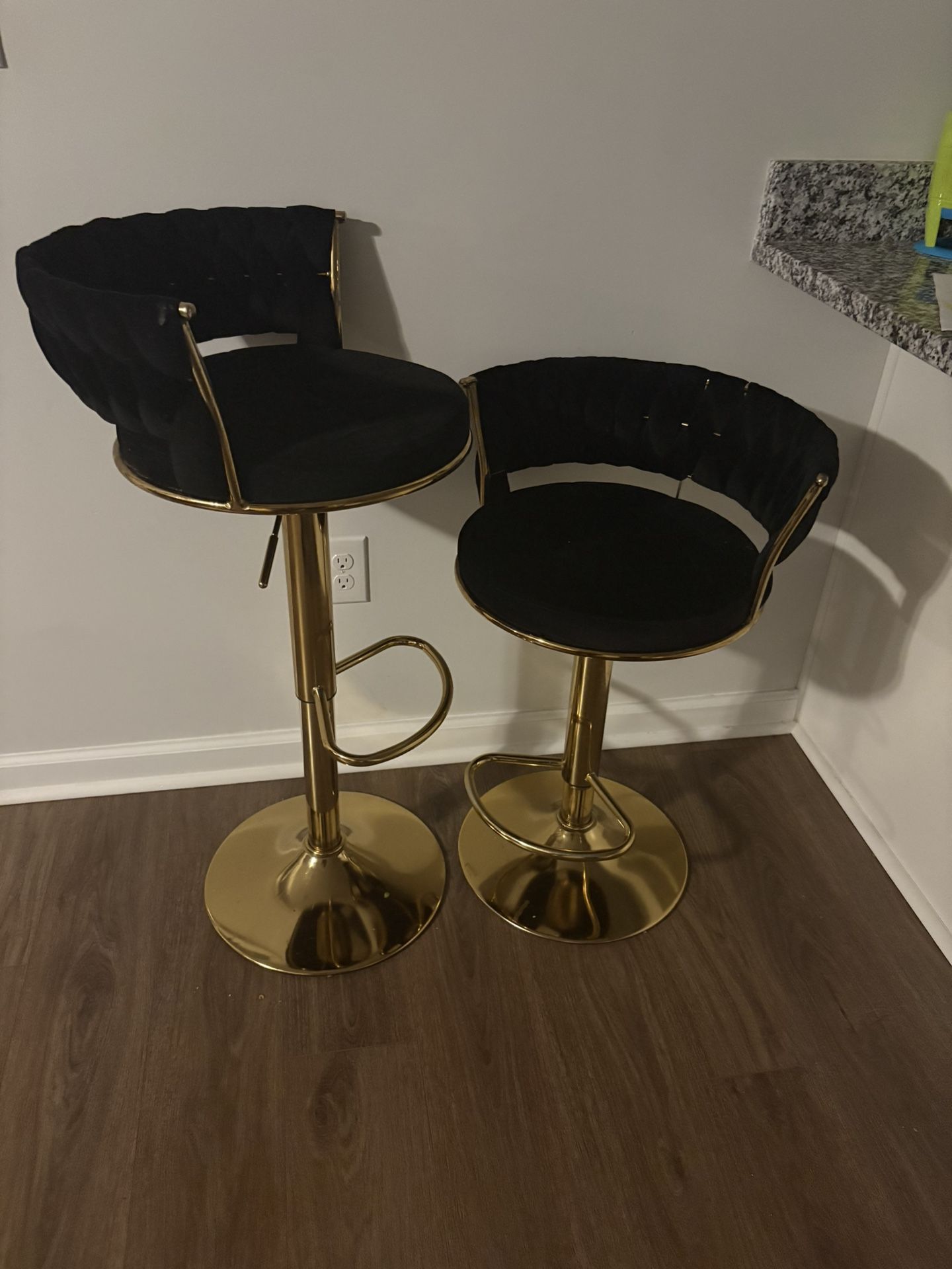 Black And Gold Bar Stools
