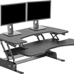 Vari VariDesk Pro Plus 36 - Adjustable Standing Desk Converter with 11 Height Settings