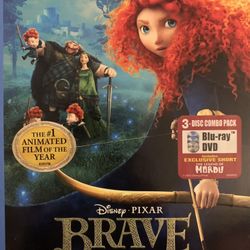 Disney’s BRAVE (Blu-Ray + DVD-2012) NEW!