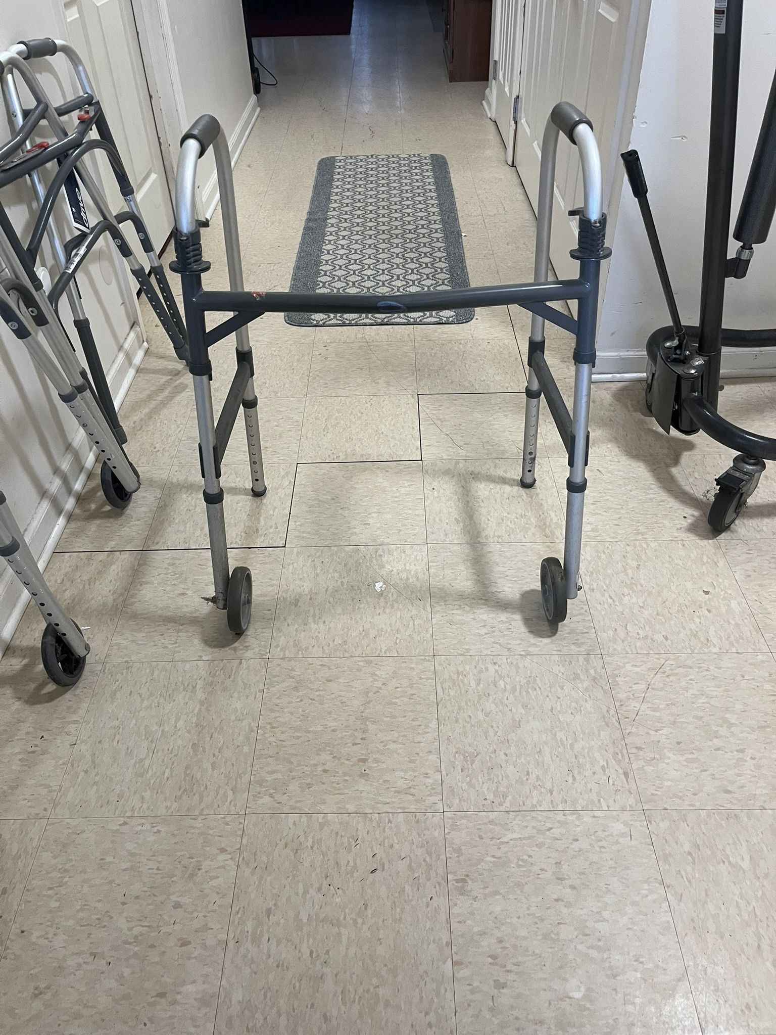 Wide Bariatric Wheeled Mobility Walker 