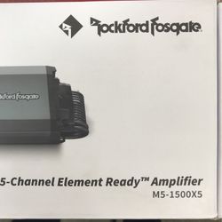 Rockford Fosgate M5-1500X5 5 Channel Marine Amplifier 