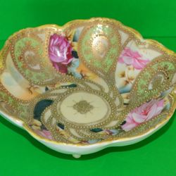 Collectible Nippon Antique Hand Painted Bowl