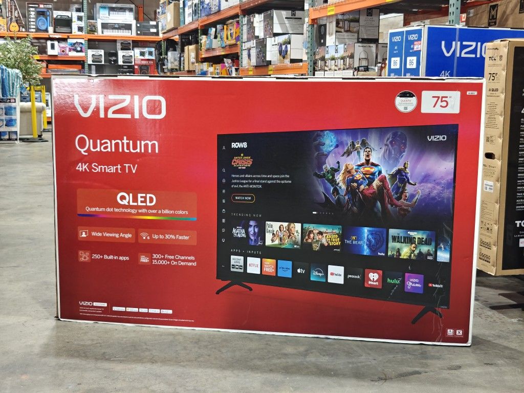 VIZIO 75" Class Quantum Series QLED Smart TV
