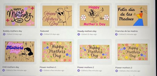 Mothers Day banners