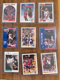 NBA basketball cards 90s michael Jordan