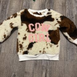 2-3Y Cow Girl Sweatshirt