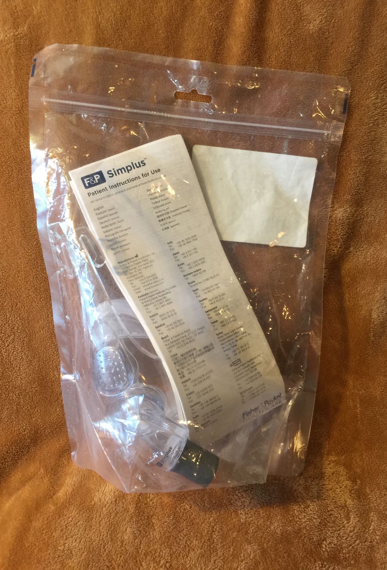 F&P Simplus Small Full Face Mask 400HC585