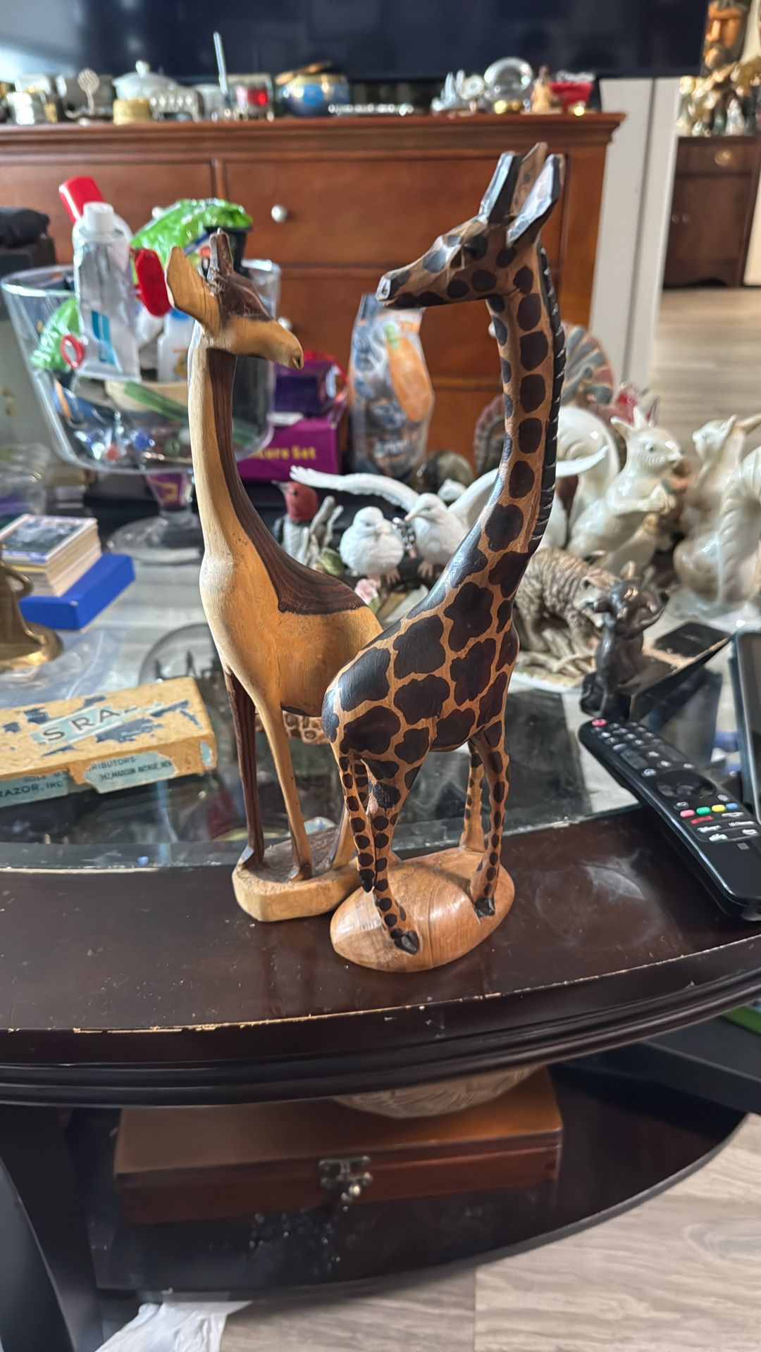 Wooden Giraffe, Hand, Carve